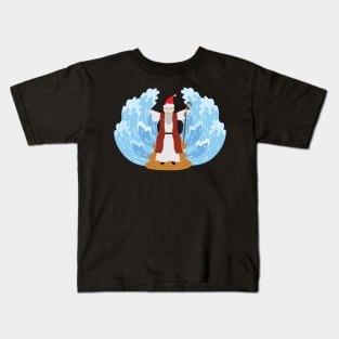 Moses parting the sea with Kids T-Shirt